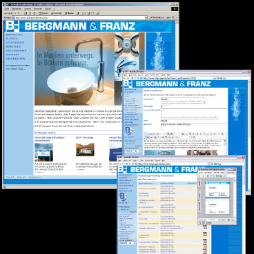 Abbildungen von
verschiedenen Webseiten Bergmann & Franz